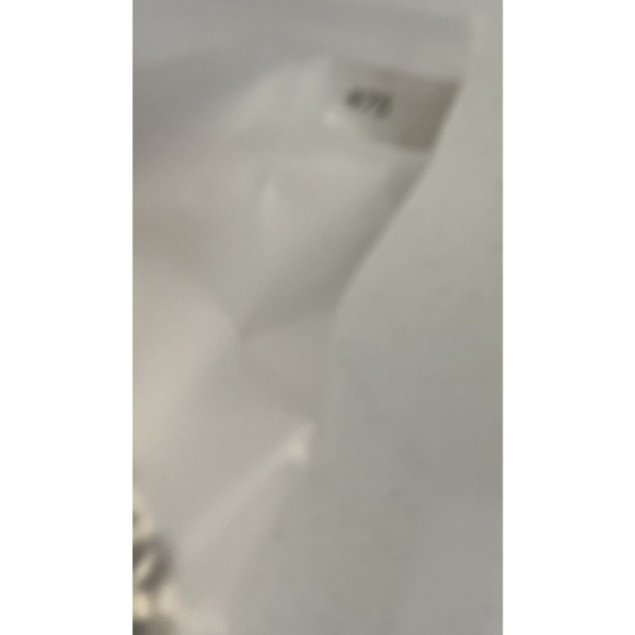 Chico's 2 chicos large Paw Animal Print Ruffle Trim Stretch Chino Jacket - Picture 13 of 13